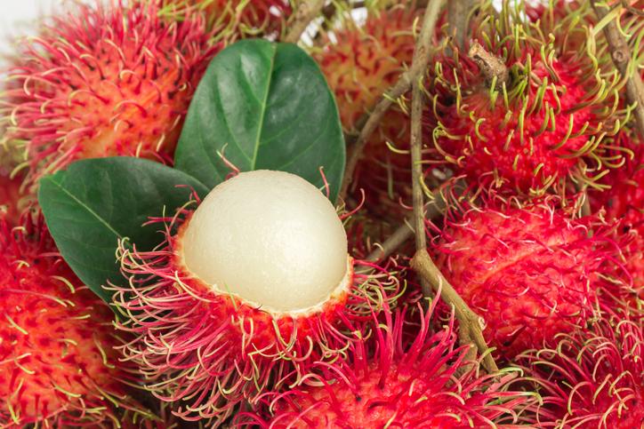 Red Spiky Fruit